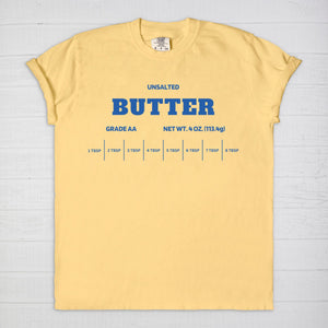 Unsalted Butter tee (Comfort Colors Butter)