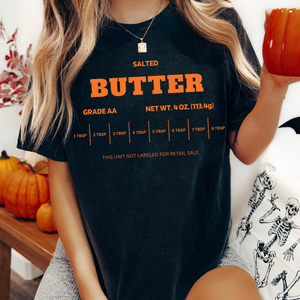 Open image in slideshow, Halloween Butter tee (orange design)
