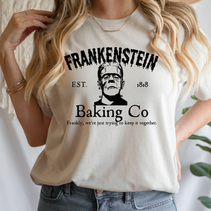 Open image in slideshow, Frankenstein Baking Co tee (multiple colors)
