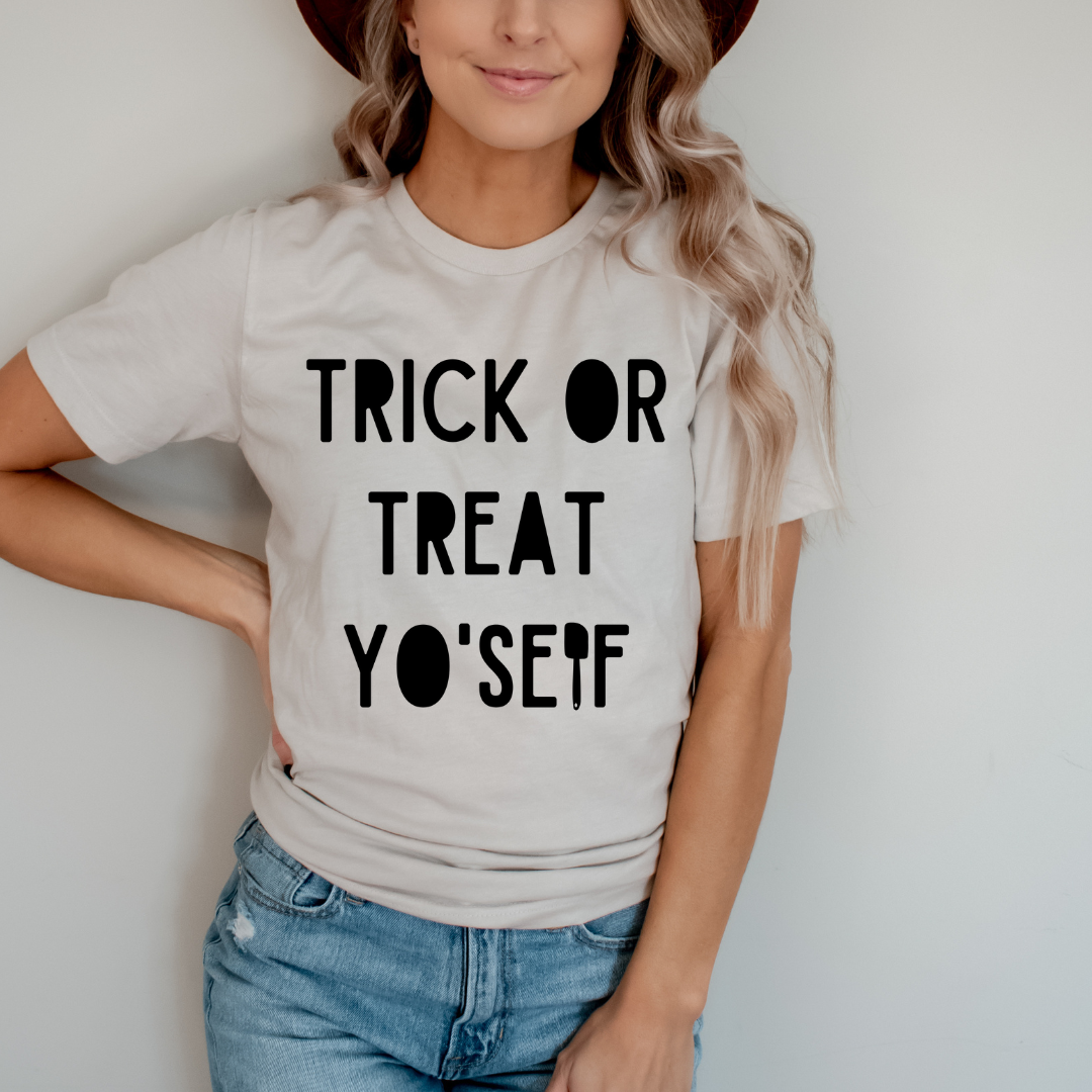 Trick or Treat Yo'Self tee (multiple colors)