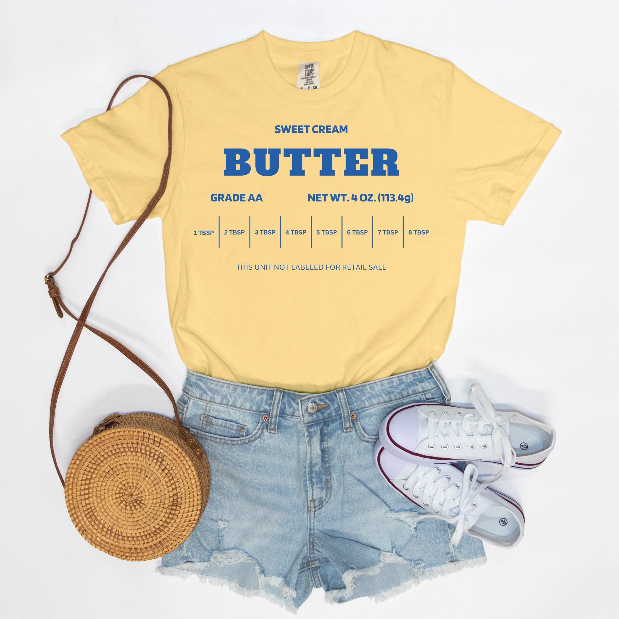 Sweet Cream Butter Tee Shirt - Adult