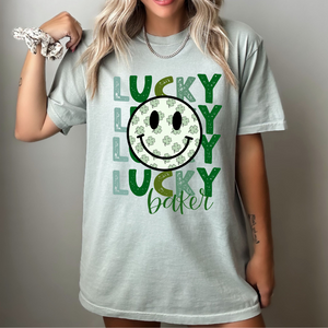 Open image in slideshow, Lucky Lucky Lucky Baker tee
