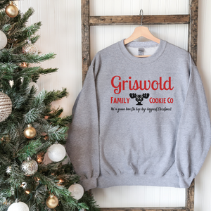 Open image in slideshow, Griswold Family Cookie Co (We&#39;re gonna have the Hap Hap Happiest Christmas) crewneck
