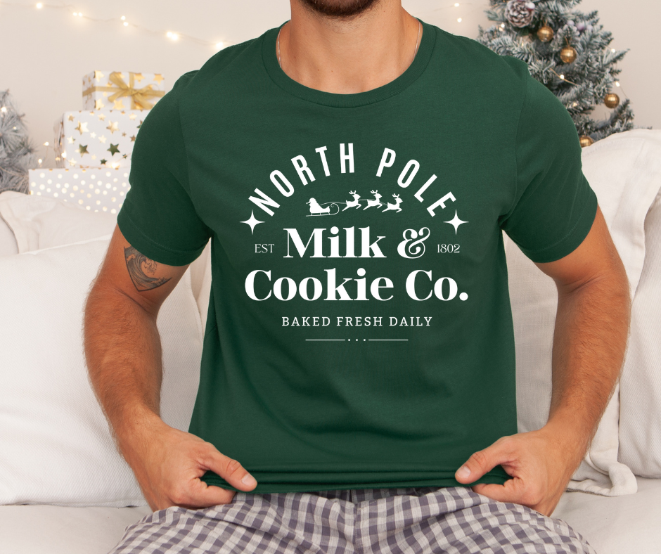 North Pole Milk & Cookie Co. (multiple colors)