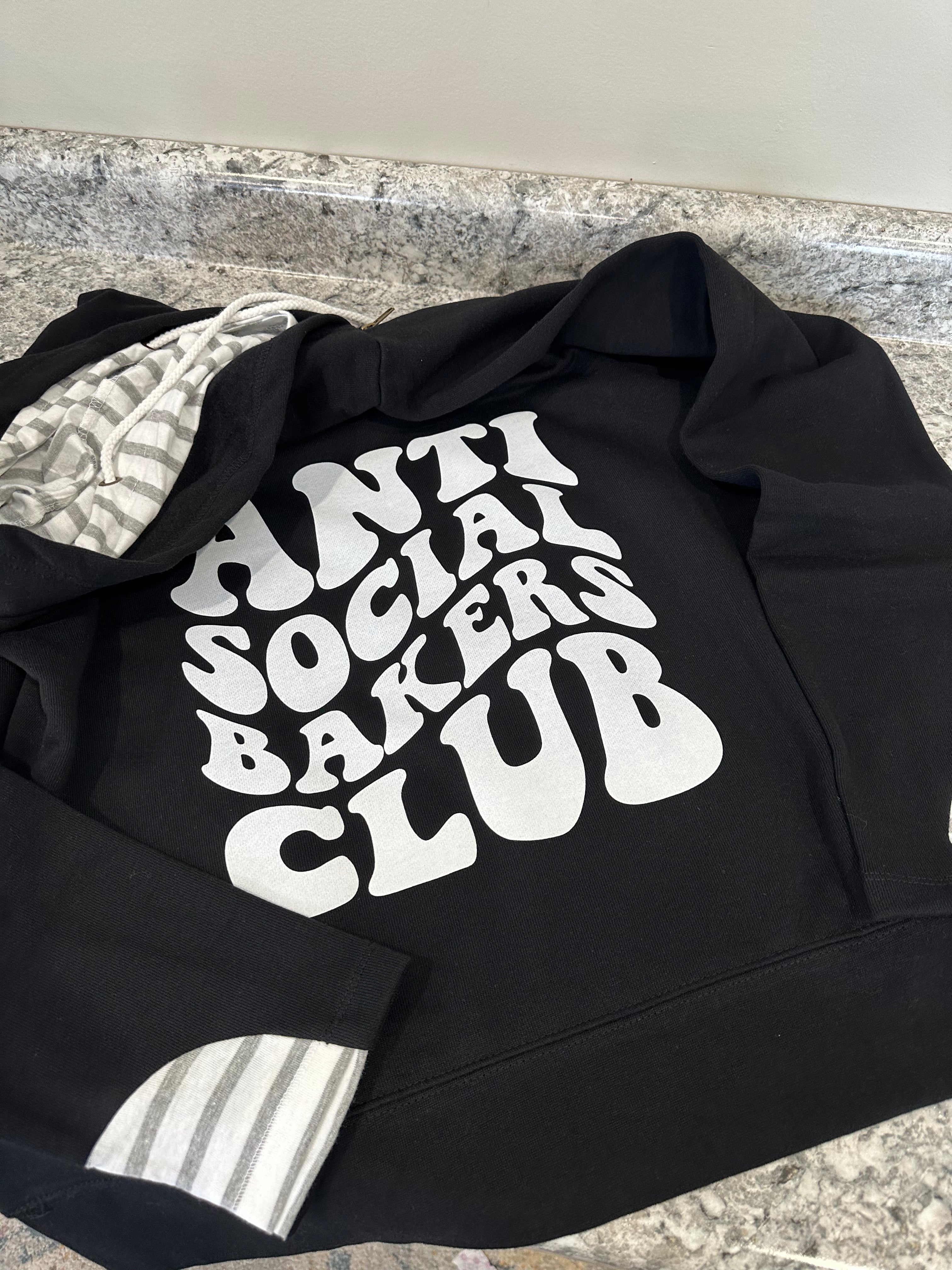 ANTI SOCIAL BAKERS CLUB cowl neck sweatshirt